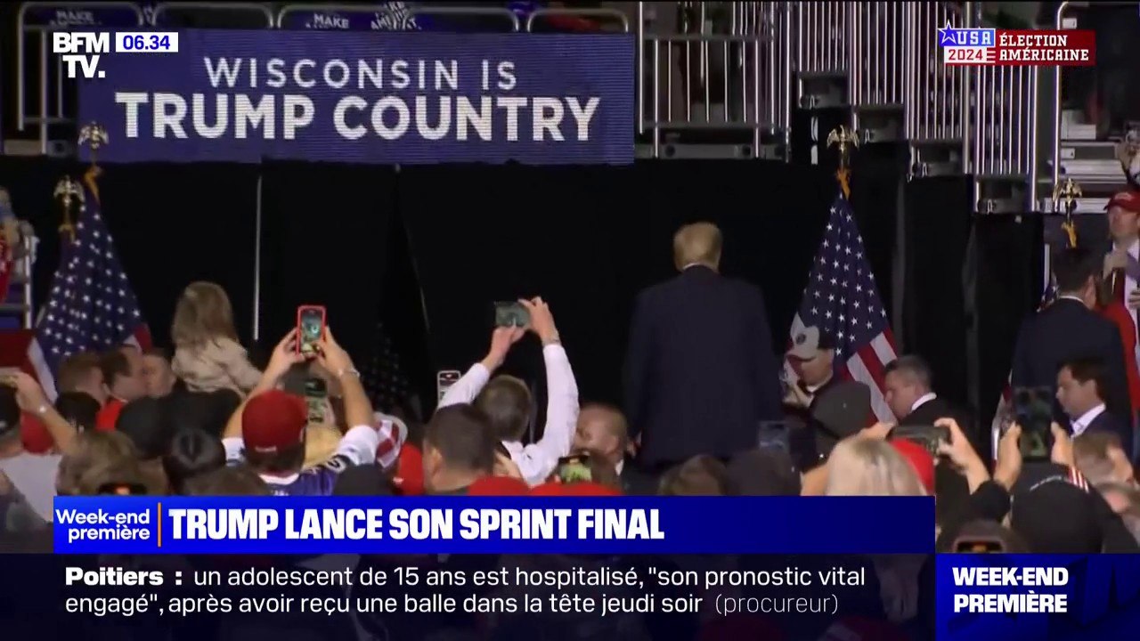 "C'est une personne à un faible QI": Donald Trump radicalise son discours dans la dernière ligne droite de la campagne américaine