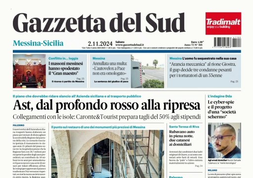 Rassegna stampa 2 novembre 2024 Messina