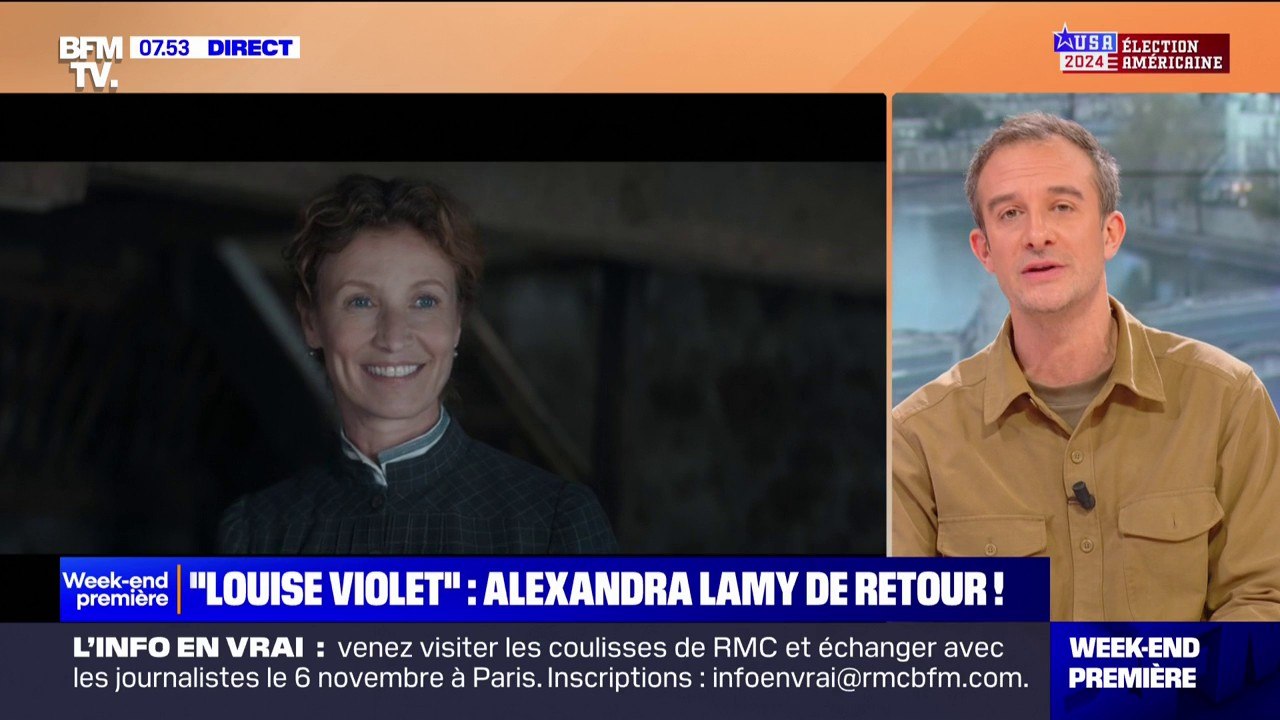 Avec le film "Louise Violet", Alexandra Lamy de retour dans les salles obscures dès le 6 novembre