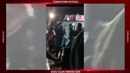 Ambarlı Limanı'nda İsrail'le ticaret protestosu: Vatandaşlar barikat oluşturup yolu kapattı