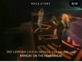 Def Leppard - In The Round, In Your Face ~ Live in Denver, Colorado, 1988