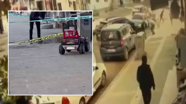 Kars'ta çocuğun maganda kurşunu yla öldüğü saldırı anı güvenlik kamerasında