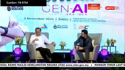 "Pelaburan yang paling tinggi apa sekarang? Ini semua digital.." - PM