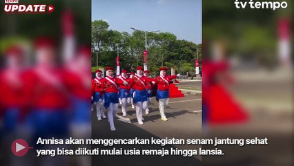 Dilantik Ketum Yayasan Jantung Indonesia, Annisa Pohan Tekankan Gaya Hidup Sehat