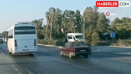 Kaskın Önemi Bir Kez Daha Kanıtlandı: Motosiklet Kazasında Sürücü Yaralanmadı