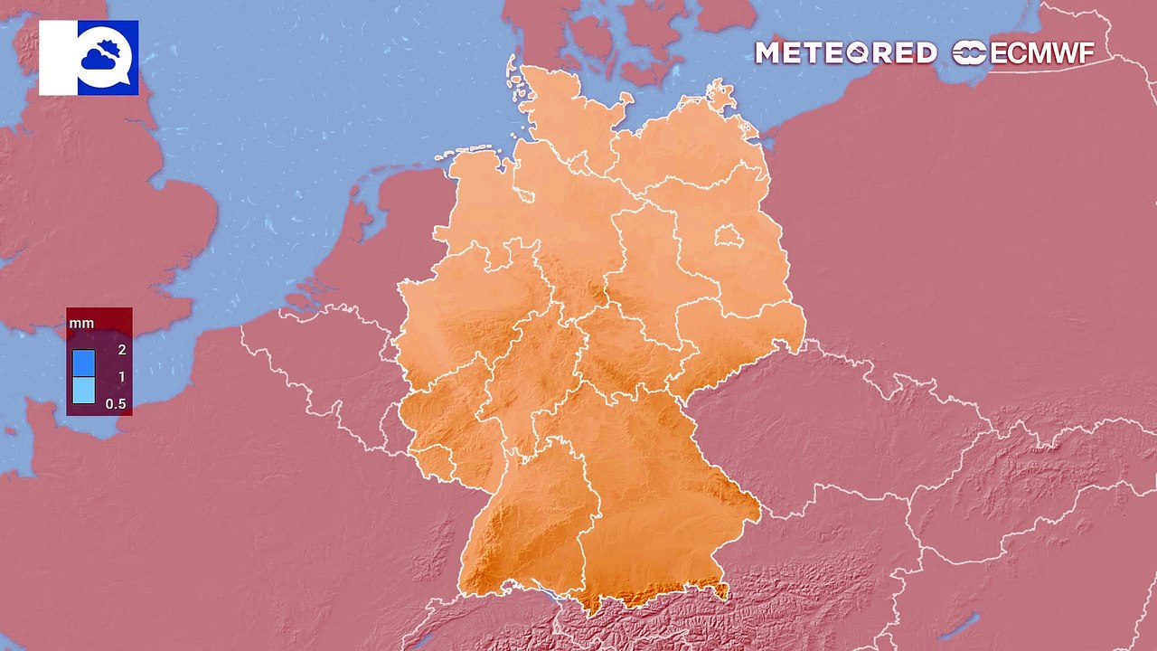 Kaum regen in den kommenden tagen - die trockene hochdrucklage dauert an