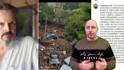Fa discutere il post di Miguel Bosè sul disastro di Valencia