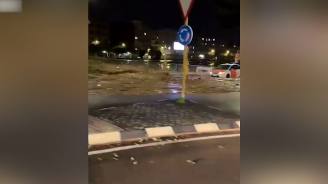 Sel felaketi İspanya'yı böyle vurdu