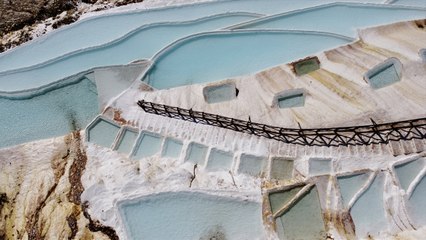 "Beyazdan Maviye Yolculuk" Göksu Travertenleri ve Mavigöl birbirine bağlanacak