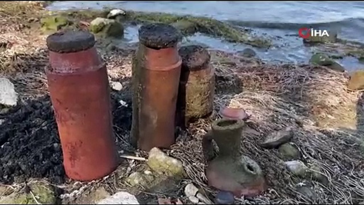 İznik Gölü çekildi, ortaya çıkanlar şok etti