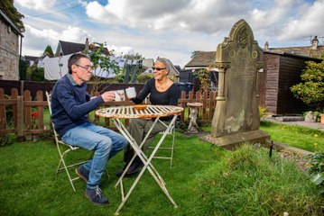 We have a graveyard in our back garden...it's so peaceful