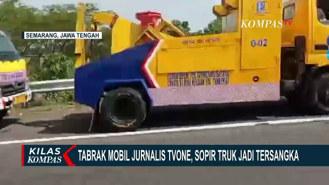 Sopir Truk yang Tabrak Mobil tvOne Ditetapkan sebagai Tersangka