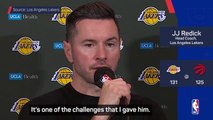 Redick rallies Russell as the Lakers' 'best example'