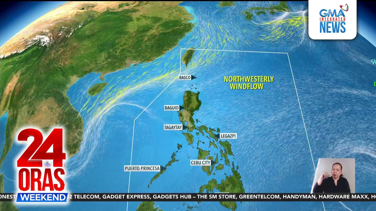 Easterlies, magpapaulan bukas sa ilang bahagi ng bansa; Amihan season posibleng magsimula sa susunod na linggo ayon sa PAGASA | 24 Oras Weekend
