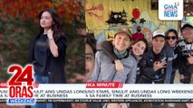 Kapuso stars, sinulit ang Undas long weekend para sa family time at business | 24 Oras Weekend