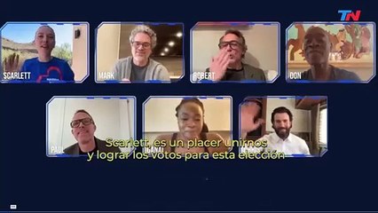 Los Avengers se reunieron para apoyar a Kamala Harris en su carrera por la presidencia de EE.UU.