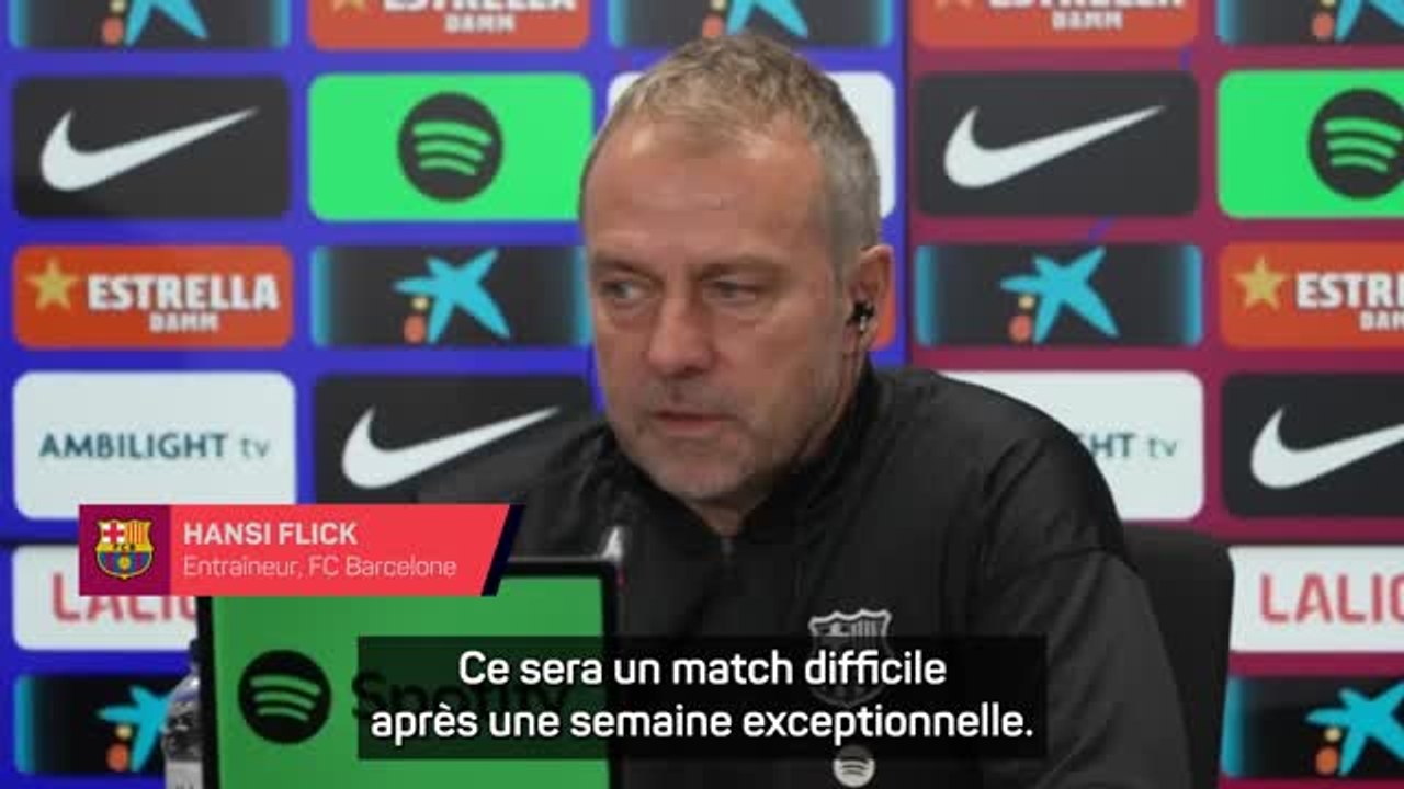 Barça - Flick : "Le chemin est encore long"