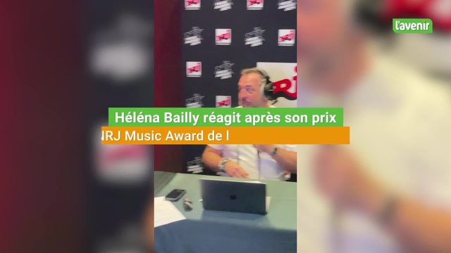 Héléna Bailly remporte le prix de la Révélation belge de l’année aux NMA