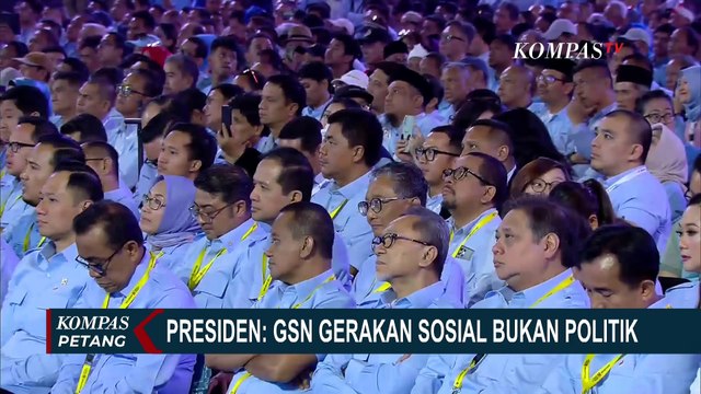 Pidato hingga Momen Presiden Prabowo Ajak Menteri Nyanyi Bareng di Deklarasi GSN