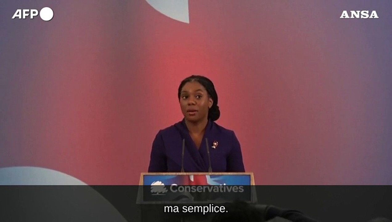 Regno Unito, Kemi Badenoch: "E' giunto il momento di dire la verita'"