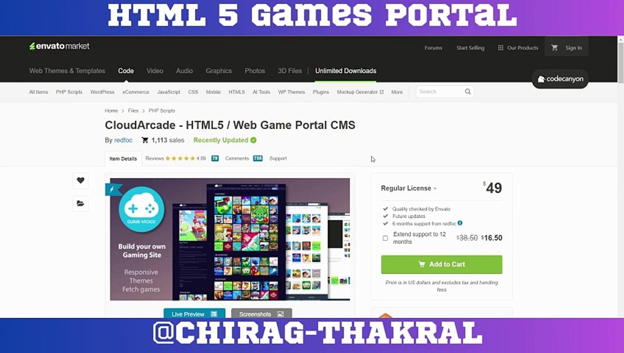 Earn Money By Making HTML 5 Games Portal || Part One