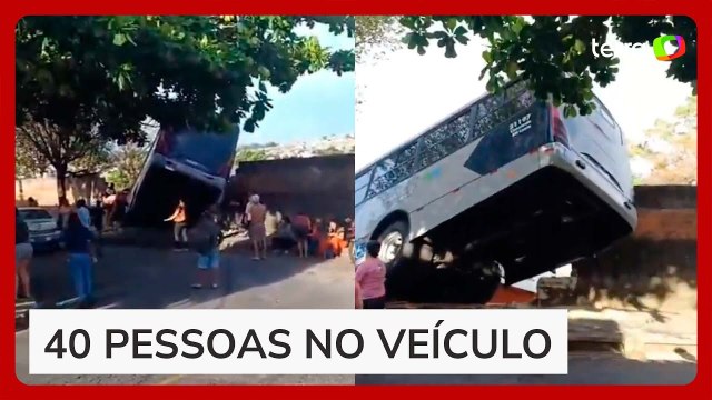 Ônibus desgovernado bate em muro de creche e pelo menos 11 ficam feridos em BH