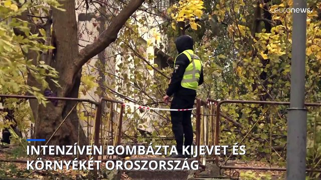 Drónokkal támadta és bombázta Kijevet az orosz hadsereg szombaton