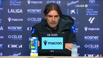 El segundo entrenador de Osasuna excusa a un emocionado Vicente Moreno y le dedica la victoria