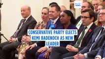 UK Conservative Party choose Kemi Badenoch as new leader