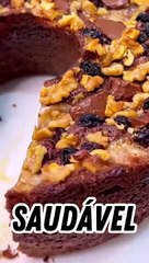 Bolo sem farinha e sem açúcar