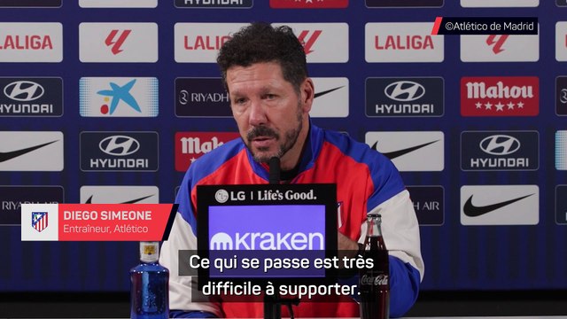 Simeone : Jouer ce week-end n'a aucun sens !
