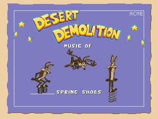 The Music of Spring Shoes in Desert Demolition