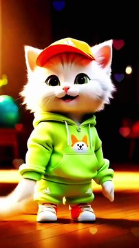 Amazing AI Cat Dancing Video