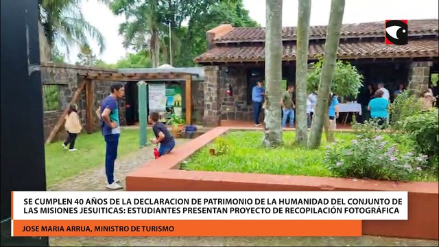 Se cumplen 40 años de la declaracion de patrimonio de la humanidad del conjunto de las Misiones Jesuiticas Estudiantes presentan proyecto de recopilación fotográfica