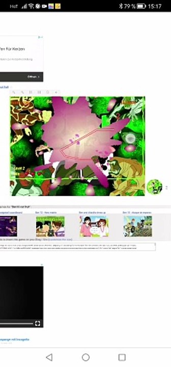 Bubico Played Ben 10 Cut fruit Flash game