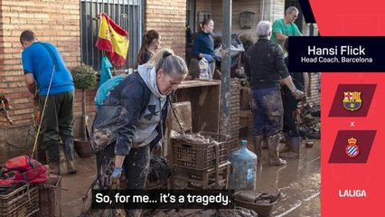 Flick calls for nation-wide suspension of sport following Storm Dana tragedy