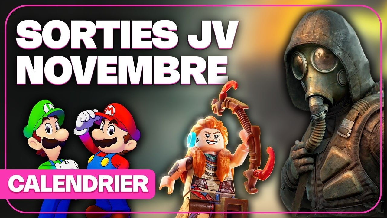 Toutes les sorties jeux vidéo de novembre 2024