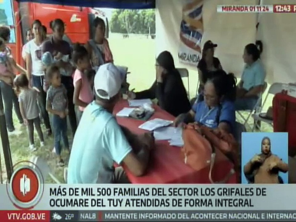 Ciudadanos del edo. Miranda fueron beneficiados con la distribución de cuatro toneladas de proteínas