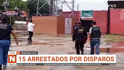 detenidos por disparos
