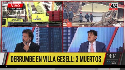  DERRUMBE EN VILLA GESELL: TRES MUERTOS