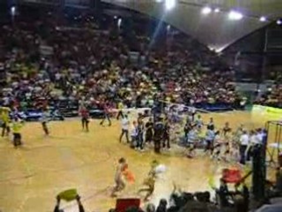 Finale Volley Ball Féminin - Balle De Match Mulhouse Cannes