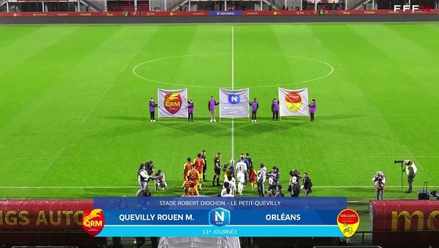 J11 I Quevilly Rouen Métropole vs US Orléans en replay (1-1) I National FFF 2024-2025