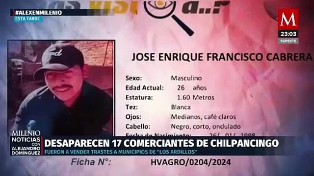 17 integrantes de tres familias de comerciantes se mantienen como desaparecidos en Guerrero