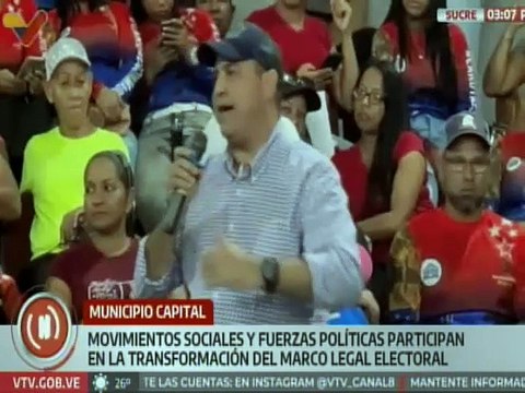 Movimientos sociales y políticos del estado Sucre debaten la transformación del marco legal electoral