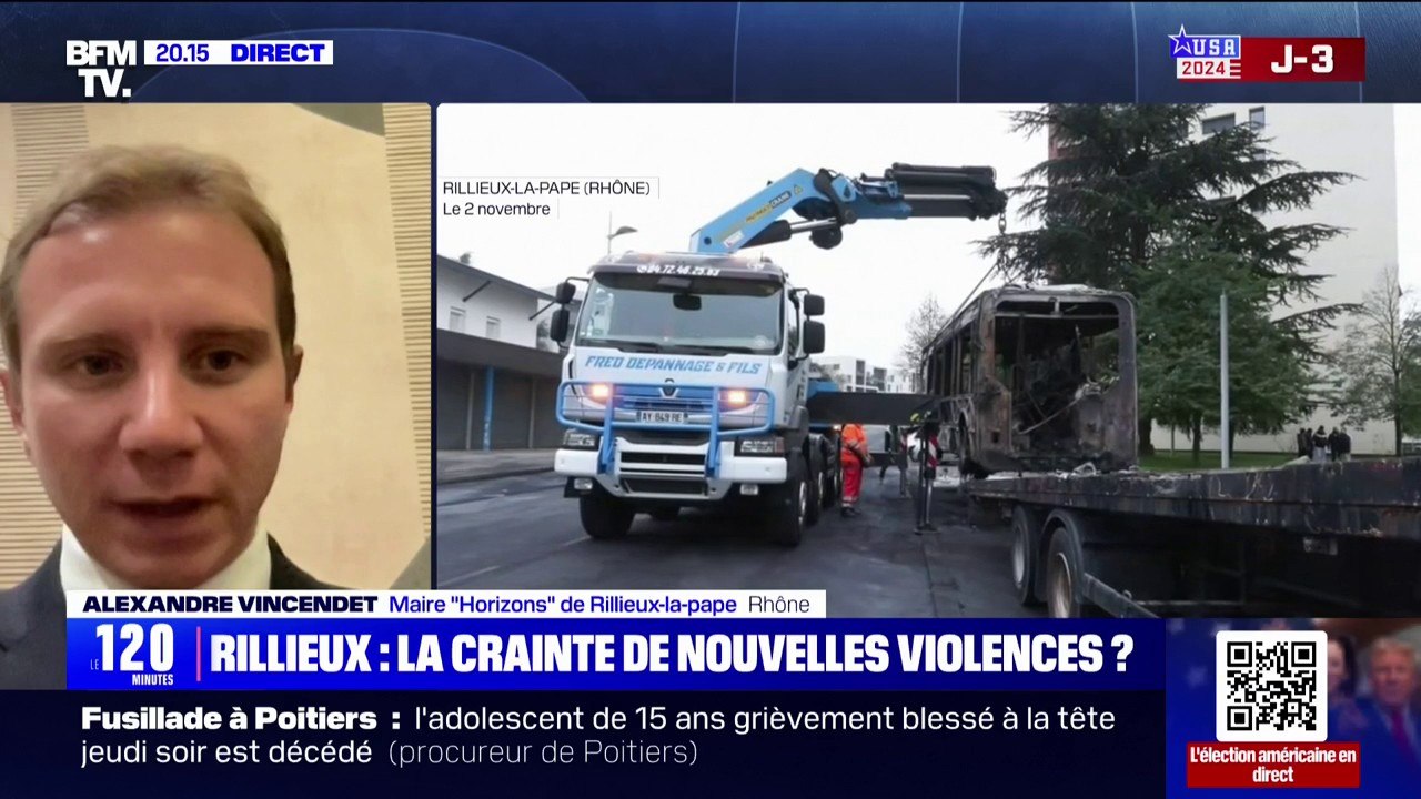Rillieux-la-Pape: "Les moyens que nous sommes en train de déployer vont ramener le calme", assure le maire Alexandre Vincendet (Horizons)