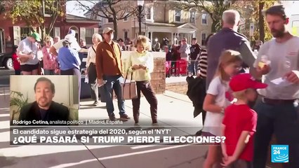 Rodrigo Cetina: "Trump está preparando el terreno por si llega a perder las elecciones"