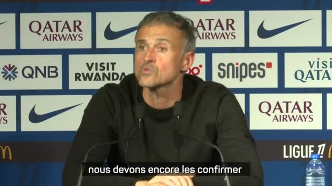 PSG - Luis Enrique : "Il y avait une rumeur selon laquelle nous n'étions pas l'équipe la plus forte..."