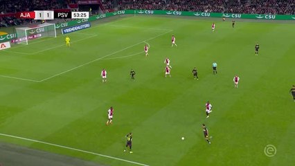 Ajax end PSV's unbeaten run in dramatic encounter