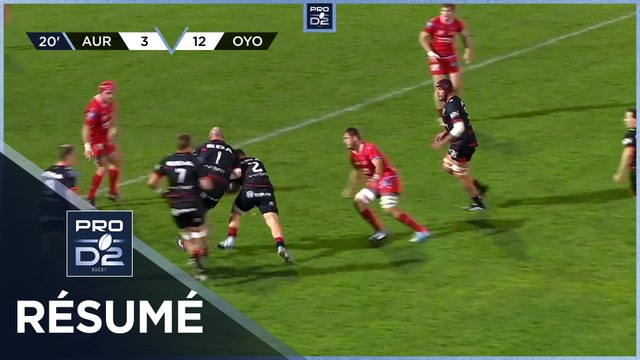 PRO D2 Saison 2024-2025 J09 - Résumé Stade Aurillacois - Oyonnax Rugby