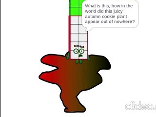 Random video 2: the autumn cookie juice tender plant growing under Fourteen's feet